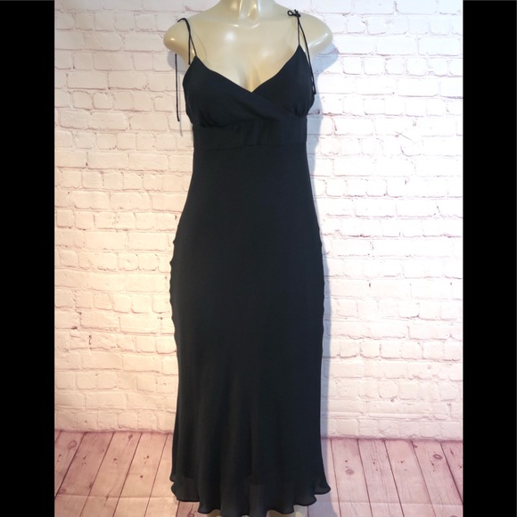 J. Crew Dresses & Skirts - J.crew black silk dress with tie straps